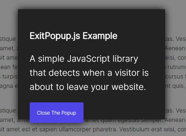 Digital Ruby Exit Popup
